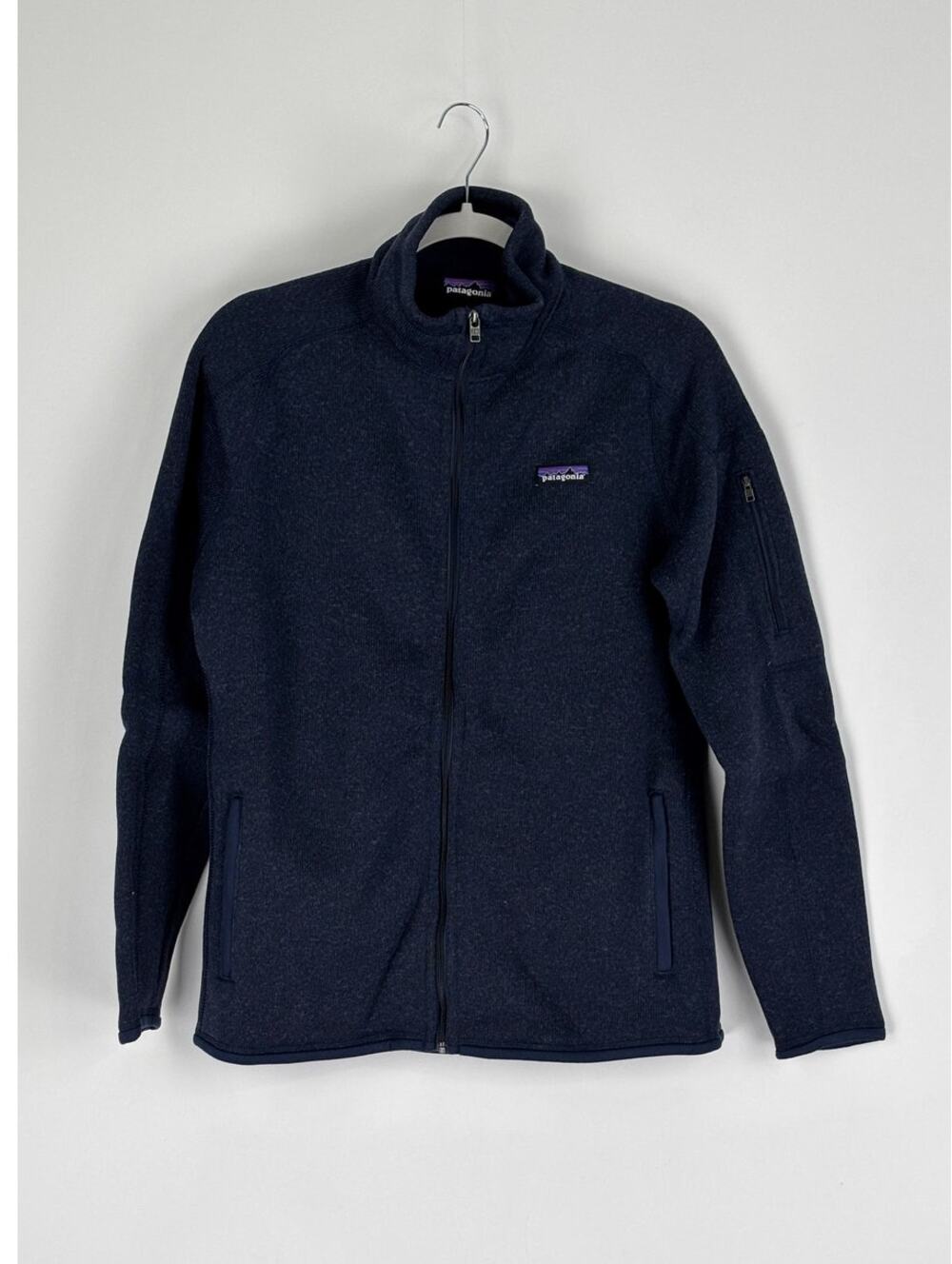 Patagonia Better Sweater Fleece Jacket Zip Up Womens Size Large New Navy